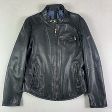 Massimo dutti black leather - massimo,