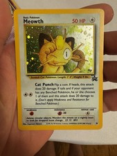 Pokemon 2000 Meowth Holo WOTC Black Star Promo #10 - Game Boy gioco di carte collezionabili