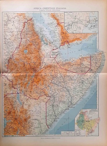 Carta geografica antica africa - antica,