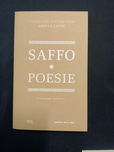 Saffo poesie bur 2012 - saffo, bur,