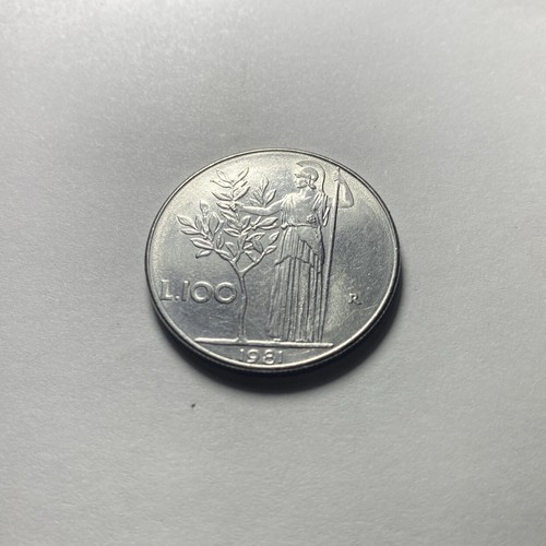 Moneta 100 lire 1981 - moneta,