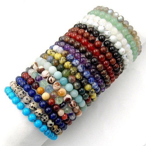 Bracciale elastico perle tonde