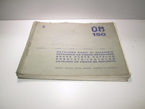 Manuale ricambi per - fiat, om