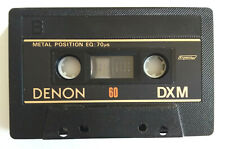 Mc Denon Dxm 60 Musicassetta Metal Vintage Compact Cassette Tape Usata