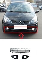 Nuovo Anteriore Paraurti Inferiore Centrale Griglia Set Nero Renault Scenic 2007
