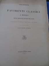 STERN-COLLEZIONE PAVIMENTI CLASSICI A MOSAICO ESISTENTI A ROMA-NEGRO ED. 1889...