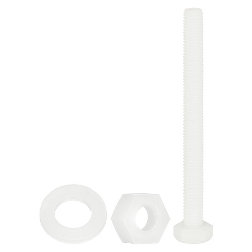 Nylon screws nuts m6x70mm - nylon,