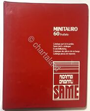 Catalogo Parti di Ricambio Originali SAME Trattori - Minitauro 60 Frutteto 1980