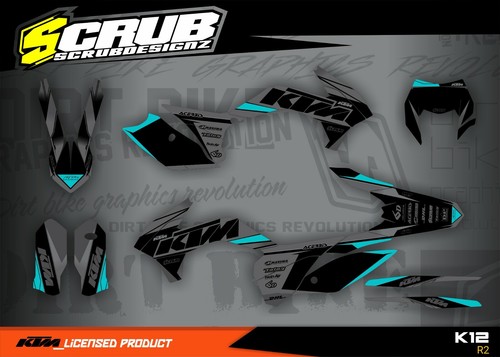 Kit grafica ktm exc - exc, 2015