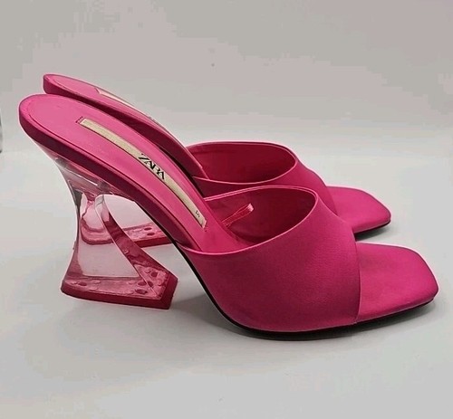 Sandali zara rosa - zara, raso