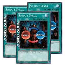 3x SCUDO E SPADA (Shield & Sword) • Comune • BP02 IT130 • Unl • Yugioh ANDYCARDS
