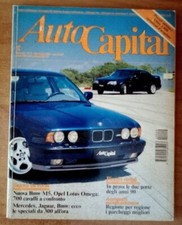 autocapital n°9 settembre 1992.bmw m5opel lotus omega.rcs riviste.