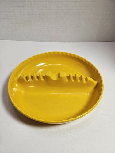 Posacenere vintage giallo