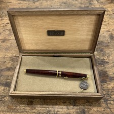 Penna Stilografica Parker Laque 75 Marrone Oro Collezionismo 1985