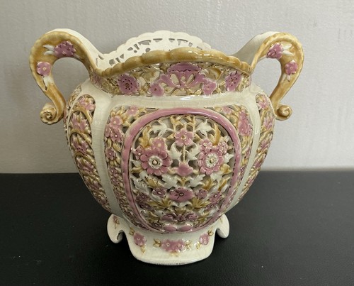 Raro antico vaso zsolnay pecs - raro,