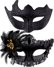 2 Pezzi Maschera Veneziana Coppia Maschera Occhi Veneziane Maschere Da Ballo Mas
