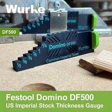 Spessore Imperiale per Festool Domino DF500 • Altezza Recinzione • Taglie US