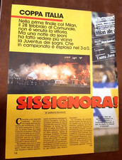 JUVENTUS - MILAN 1990 FINALE COPPA ITALIA (CLIPPING HURRA' JUVENTUS 4 PAGINE)