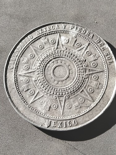 Medaglia messico calendario - messico,