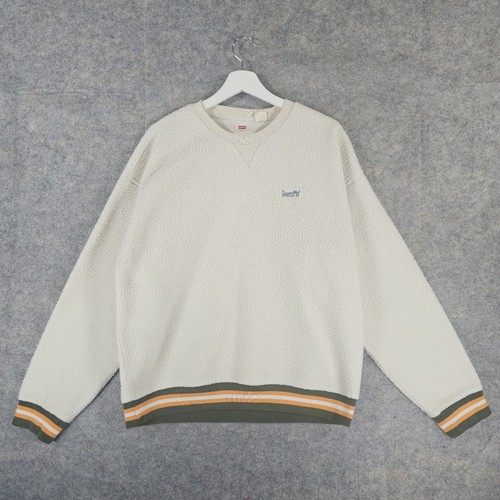 Levi sherpa felpa girocollo - levi's,