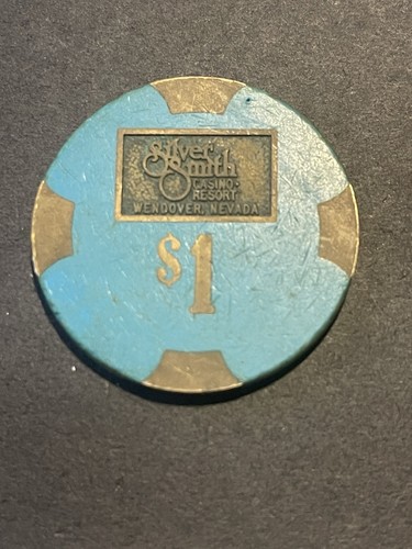 Silver smith casino chip - $1,