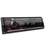 Autoradio Kenwood KMM BT 408 DAB Radio Bluetooth DAB+ con Antenna USB AUX 1 DIN