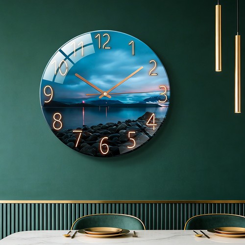 Orologio parete vetro - parete,