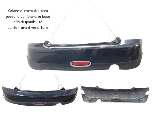 Paraurti posteriore completo - paraurti,