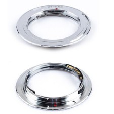 ANELLO ADATTATORE OBIETTIVI CONTAX YASHICA SU  CANON EOS compatibile  CHIP FUOCO