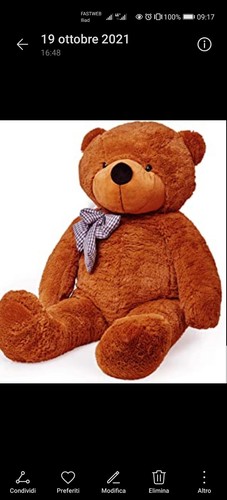 Peluche orso gigante xxl alto - gigante,