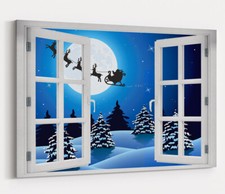 Quadro Santa Slitta Giro Babbo