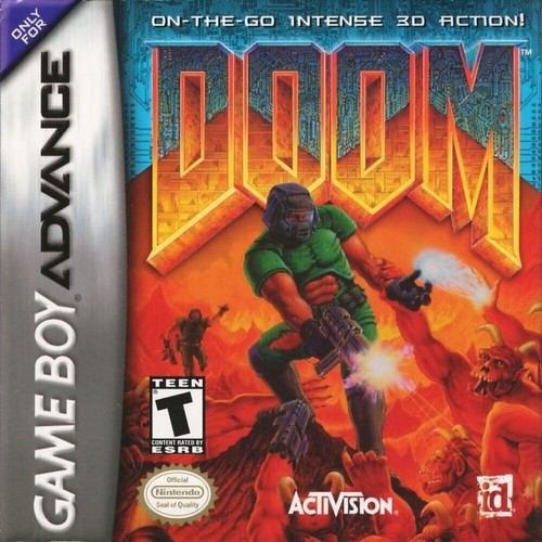 Doom gba video game - gba,