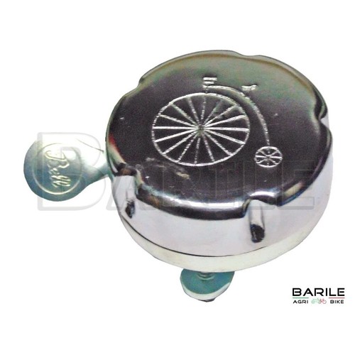 Campanello cromato con - campanello, bici