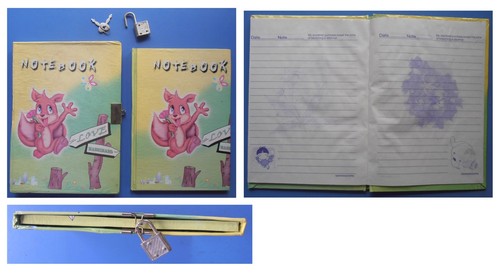 Diario segreto vintage - vintage, red