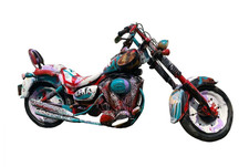 Gianni piva scultura moto harley