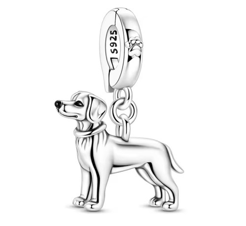 Ciondolo beagle argento 925 - argento,