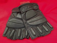 Guanti antisommossa in pelle/tactical gloves mezzodito made in Italy