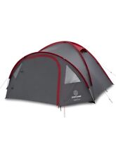 Scott Tenda Campeggio 4 Posti, Tenda Igloo Con Anticamera, Cabina Notte - Grigio