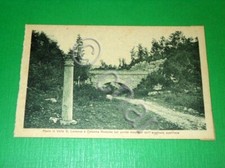 Cartolina Ponte in Valle S. Lorenzo e Colonna Romana 1920 ca.