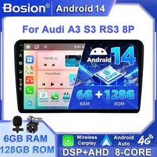9"Android14 Per Audi A3 S3 RS3