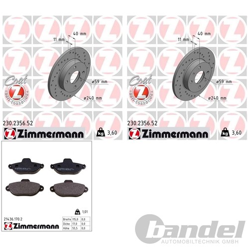 Zimmermann sport dischi freno - zimmermann,