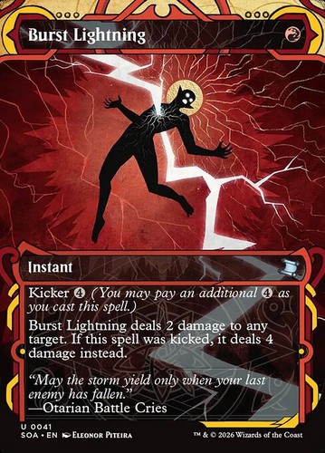 Mtg burst lightning foil - burst,