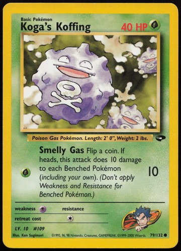 Pokemon tcg koga koffing - pokemon, koga's