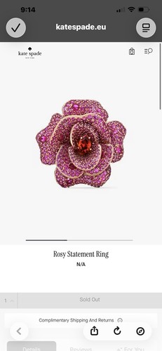 Anello kate spade con - anello, pietre