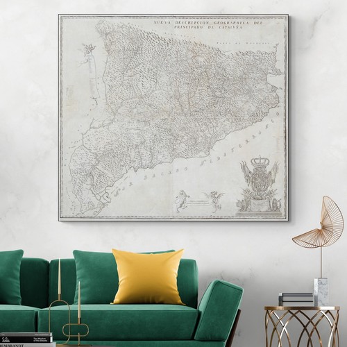 1720 mappa della catalogna - 1720,