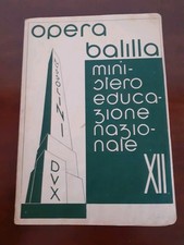 PAGELLA ANNO 1933 OPERA