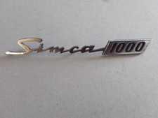 SIMCA 1000  LOGO  ORIGINALE IN