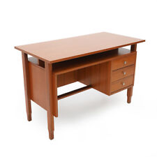 Scrivania in teak con cassetti, anni ’60, desk, mid-century modern, 60s, bernini
