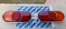 Coppia Plastiche Gemme Fanali Fari Frecce Stop Posteriori per Fiat 1300 1500