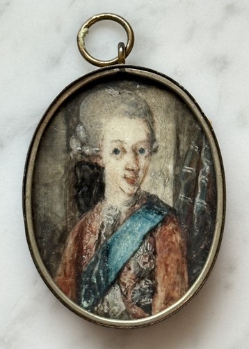 Antico dipinto ritratto